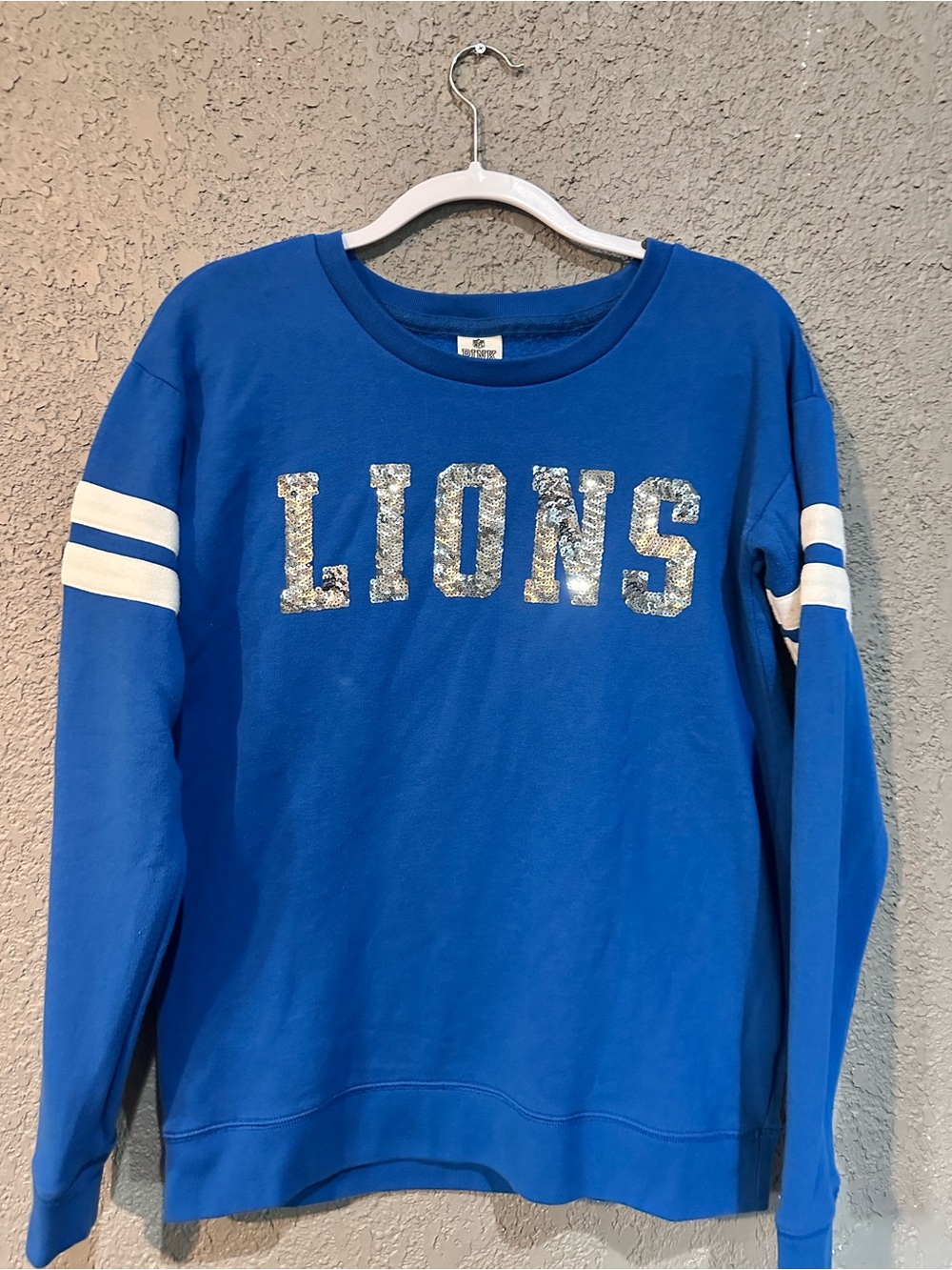 PINK Victory Secret extremely Rare Find! Detroit Lions Sequin